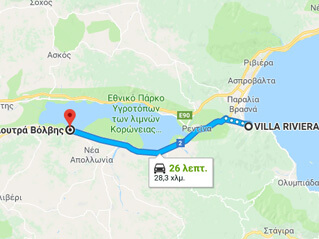 From Villa Riviera to Loutra - Apollonia